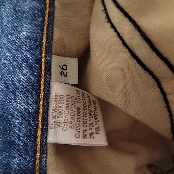 Rag & Bone The Dre Low Rise Straight Boyfriend Jeans Size 26 - Picture 11 of 11